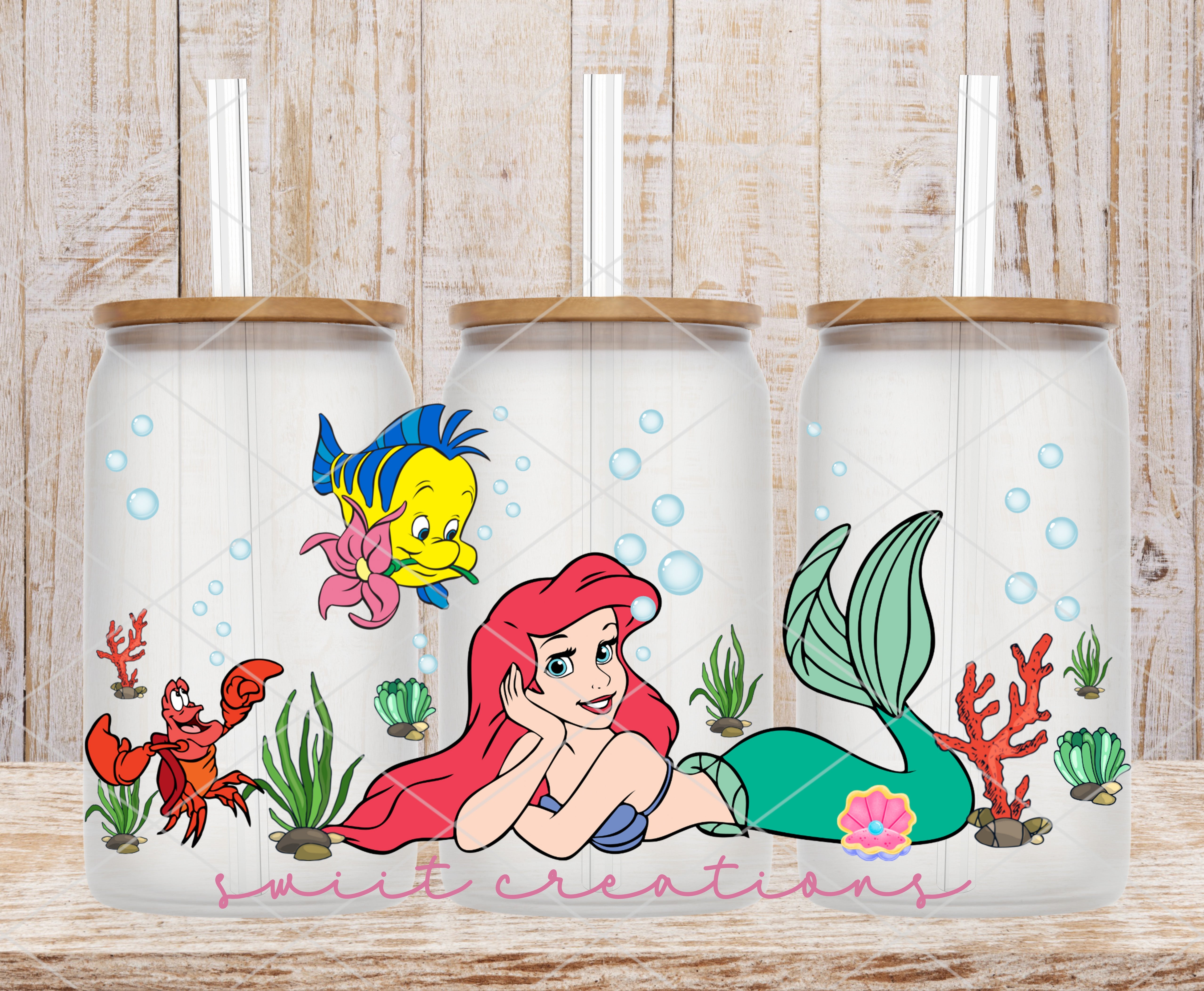 Mermaid Tumbler Wrap UVDTF | DTF086P