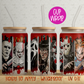 Bloody Horror Movies 16oz Cup Wrap - UV DTF - DTF096