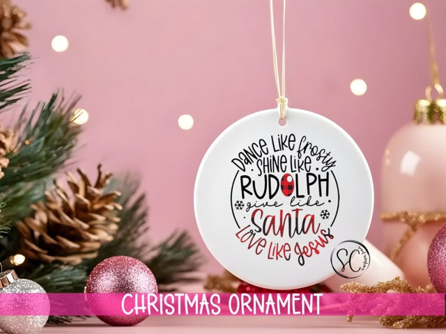 Dance Like Frosty Ornament Personalized Christmas Ornament OO002
