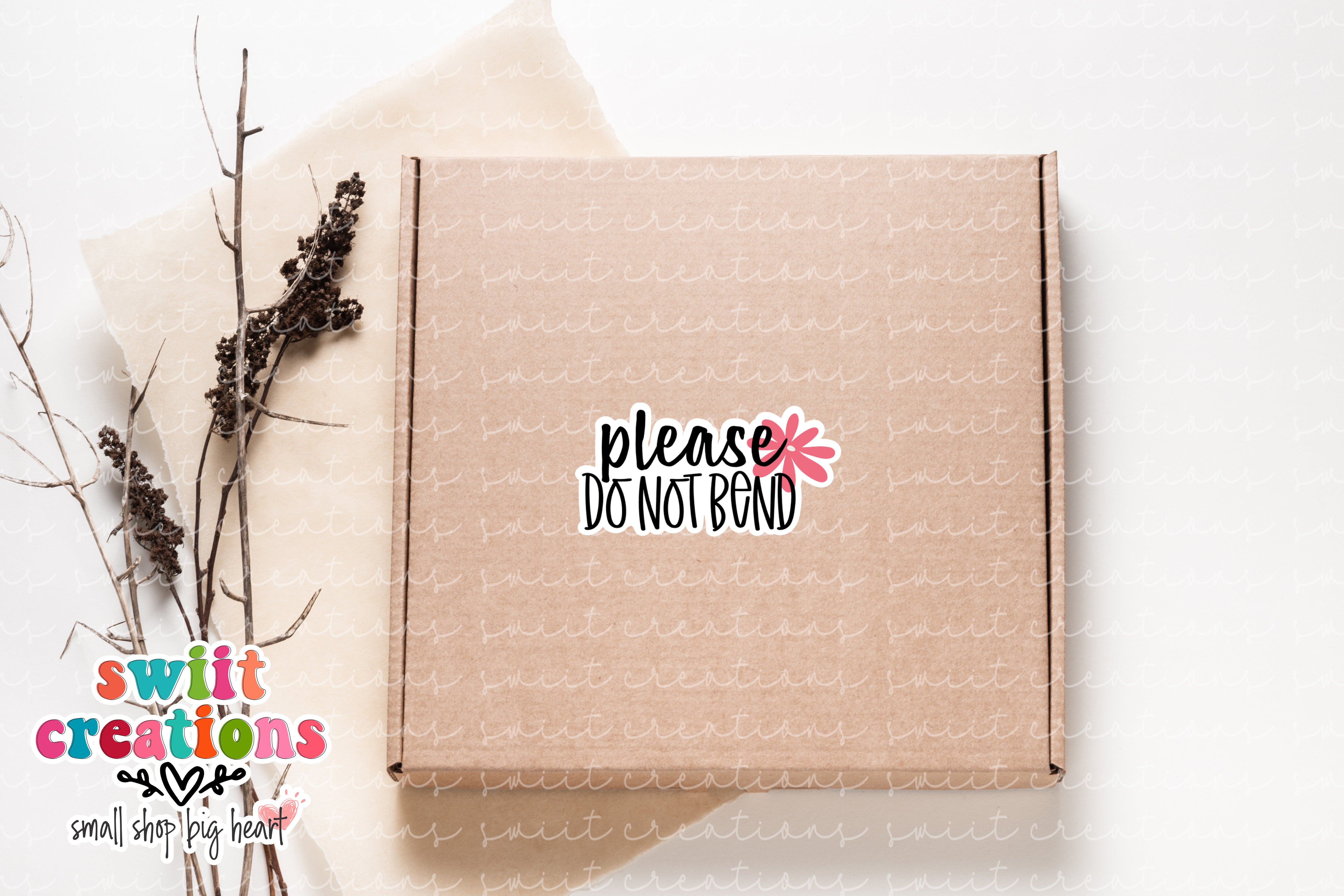 Please Do Not Bend Sticker (SB02)