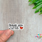 Thank You For Supporting My Small Business Sticker (SB05)