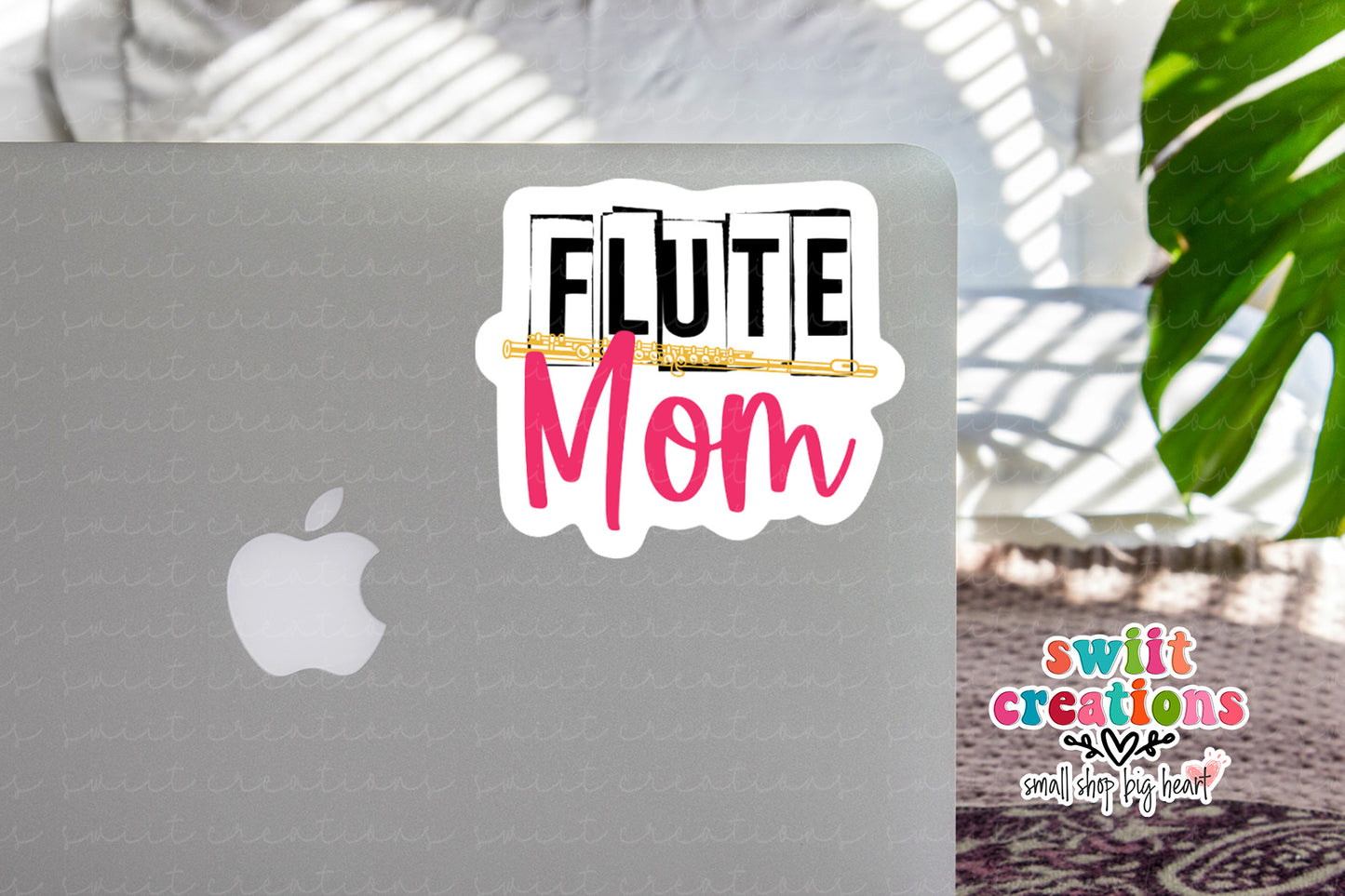 Flute Mom Sticker (SS349) | SCD462