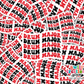 Drum Major Waterproof Sticker Red and Black (SS718) | SCD718