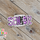 Senior 2024 Purple Waterproof Sticker  (SS731) | SCD731