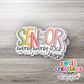 Senior 2024 Waterproof Sticker Colorful (SS732) | SCD732