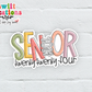 Senior 2024 Waterproof Sticker Colorful (SS732) | SCD732