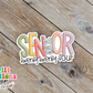 Senior 2024 Sticker Colorful (SS732) | SCD732