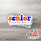 Senior 24 Waterproof Sticker Orange and Blue (SS733) | SCD733