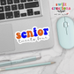 Senior 24 Waterproof Sticker Orange and Blue (SS733) | SCD733