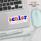 Senior 24 Sticker Orange and Blue (SS733) | SCD733