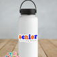 Senior 24 Waterproof Sticker Orange and Blue (SS733) | SCD733