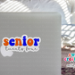 Senior 24 Sticker Orange and Blue (SS733) | SCD733