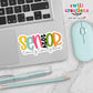 Senior 2024 Colorful Waterproof Sticker SS745