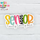 Senior 2024 Colorful Waterproof Sticker SS745