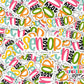 Senior 2024 Colorful Waterproof Sticker SS745