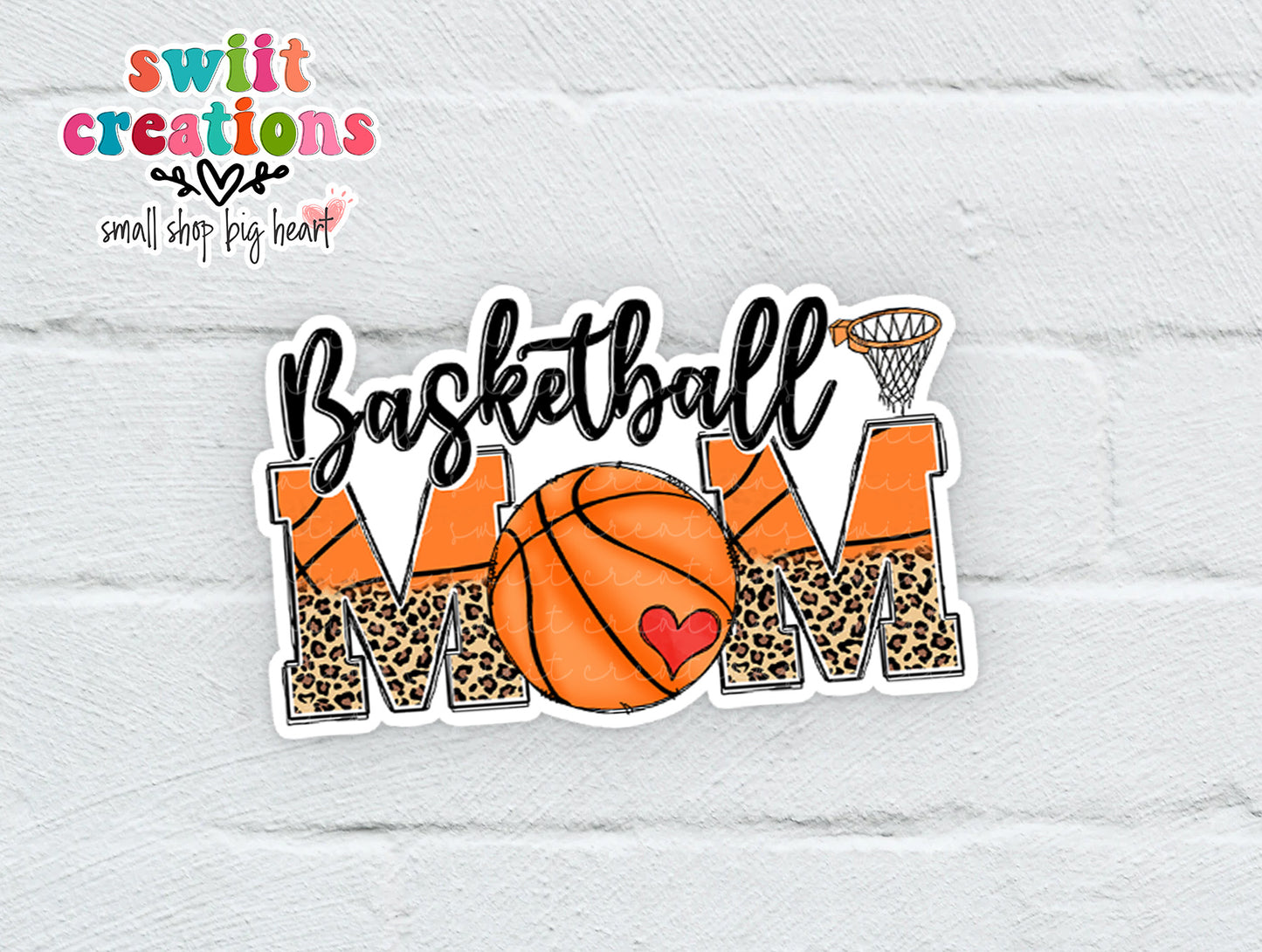 Basketball Mom Sticker (SS760) | SCD760