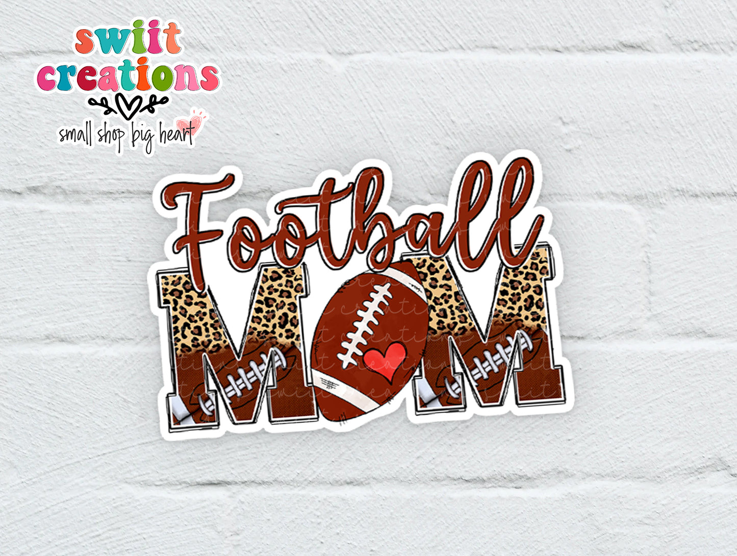 Football Mom Sticker (SS761) | SCD761