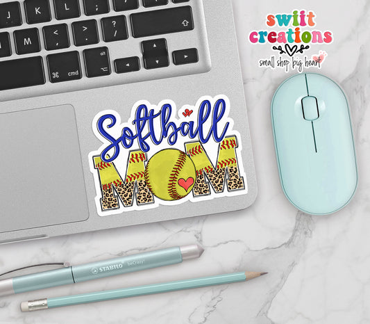 Softball Mom Sticker (SS763)