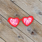 Girl Power Sunglasses Sticker (SS819)
