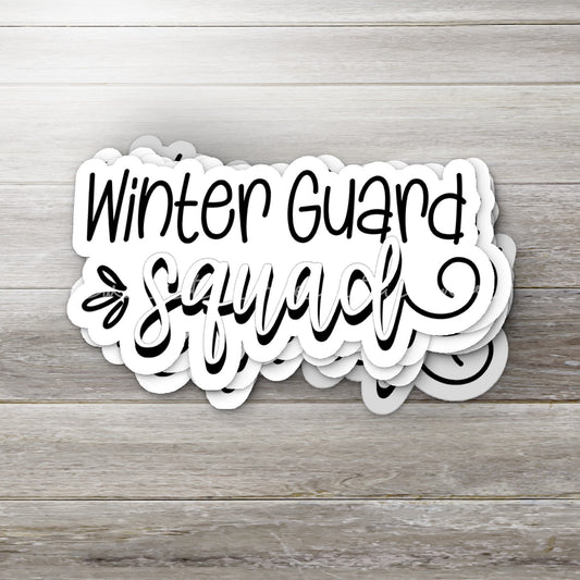 Winter Guard Squad Sticker | SS833