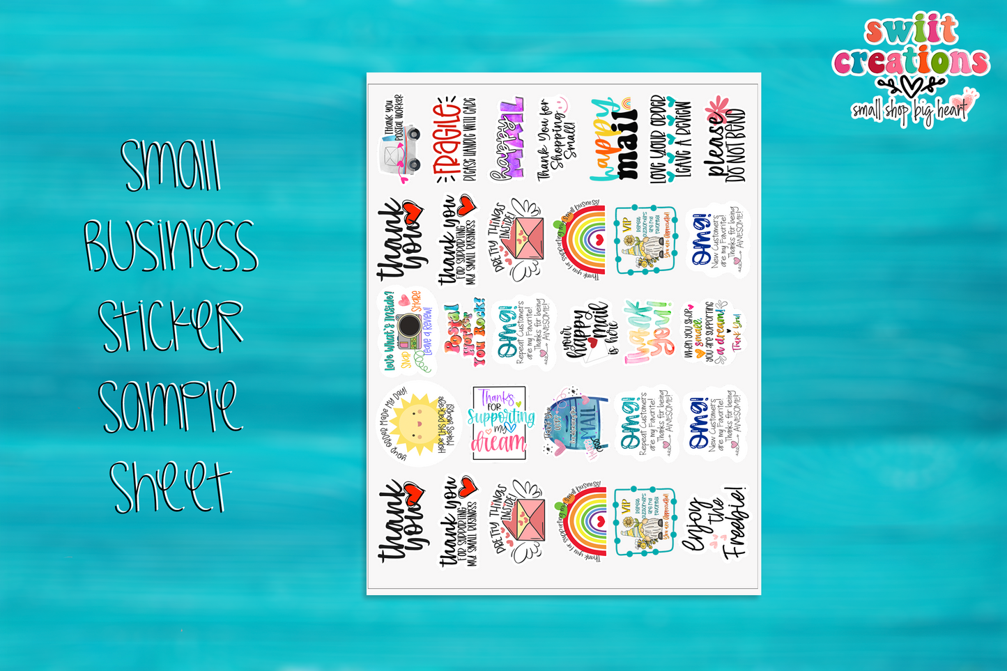 Sample Collection Sheet Stickers (SBC02)