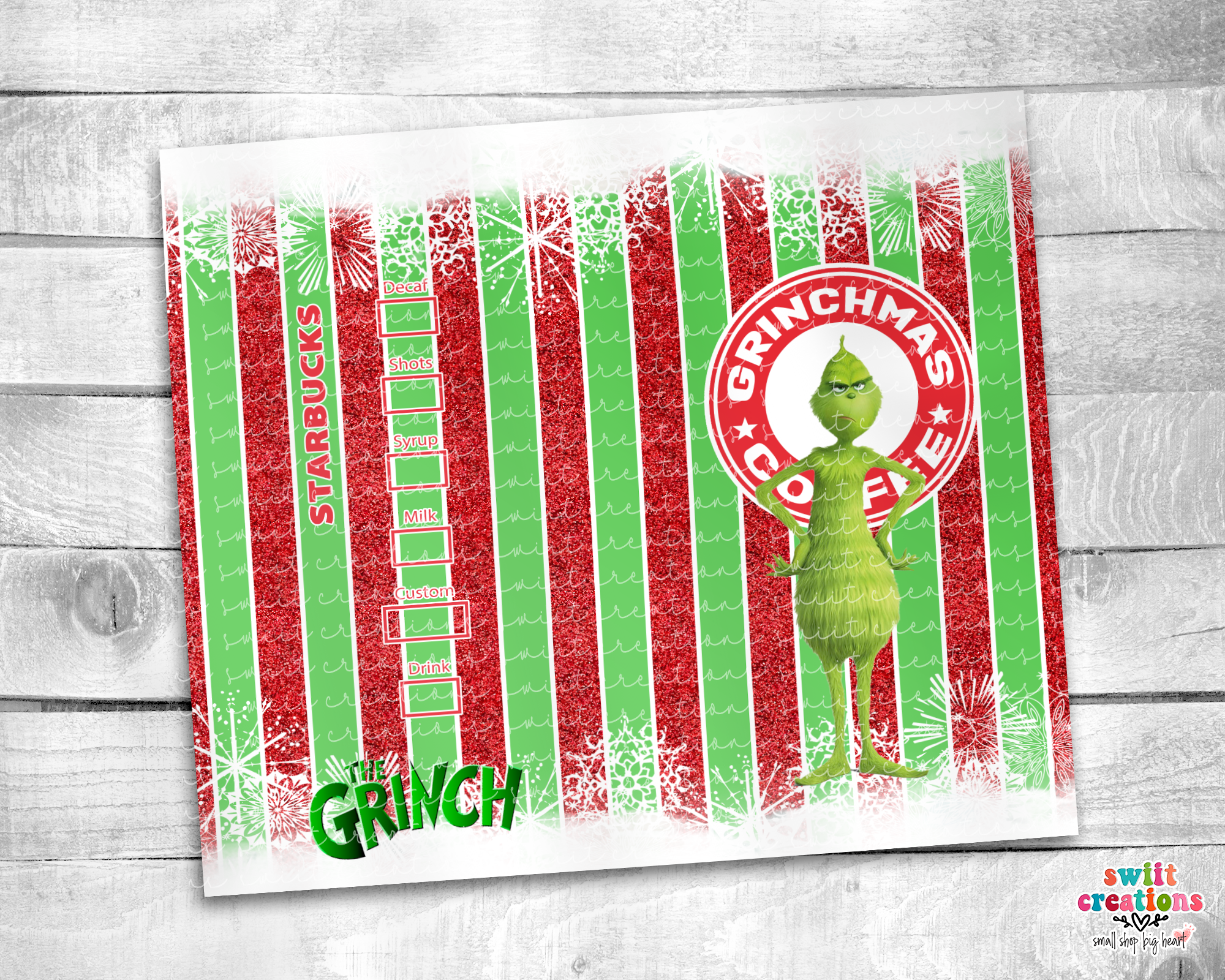 Grinchmas Coffe Tumbler (T050)