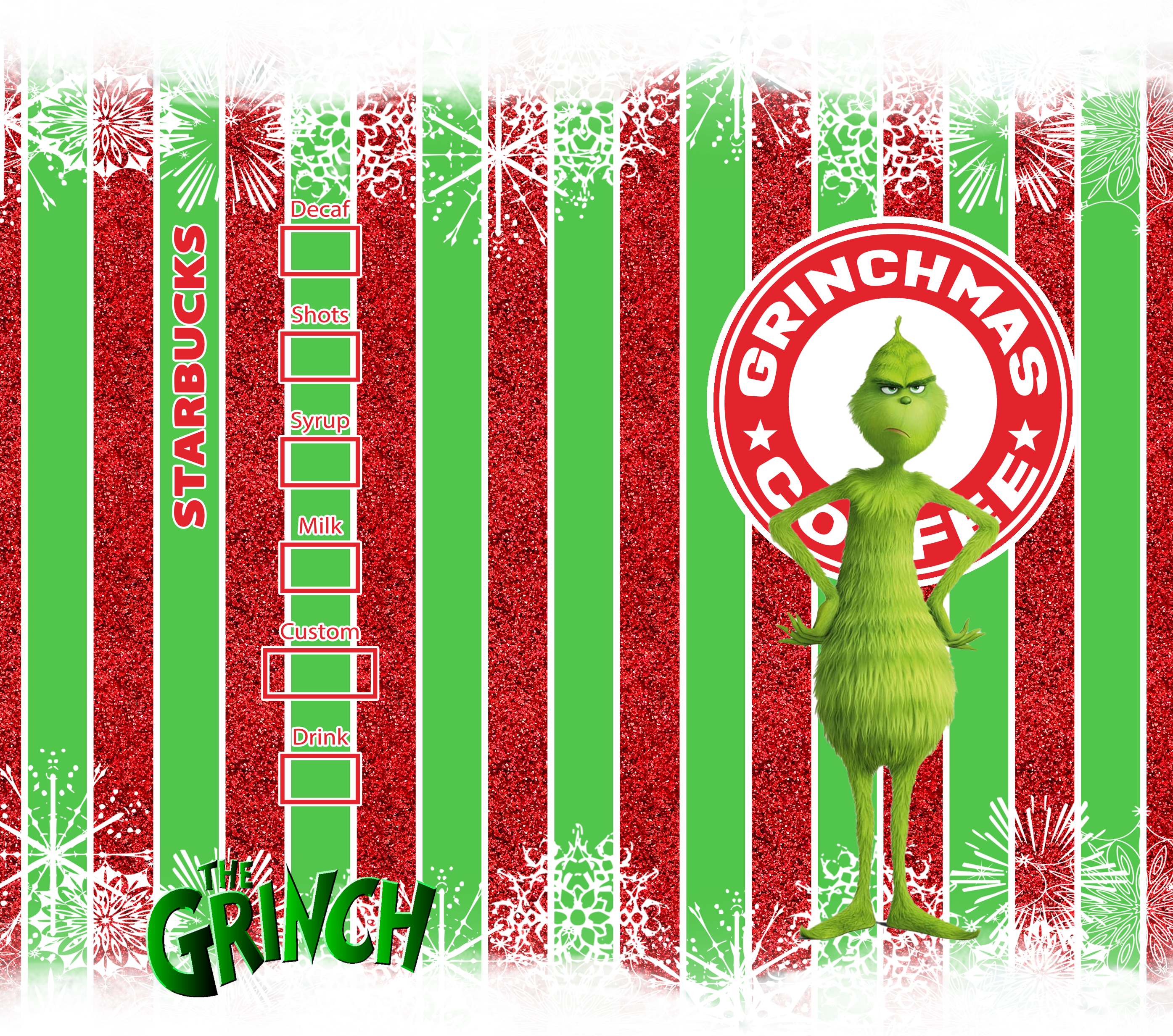 Grinchmas Coffe Tumbler (T050)