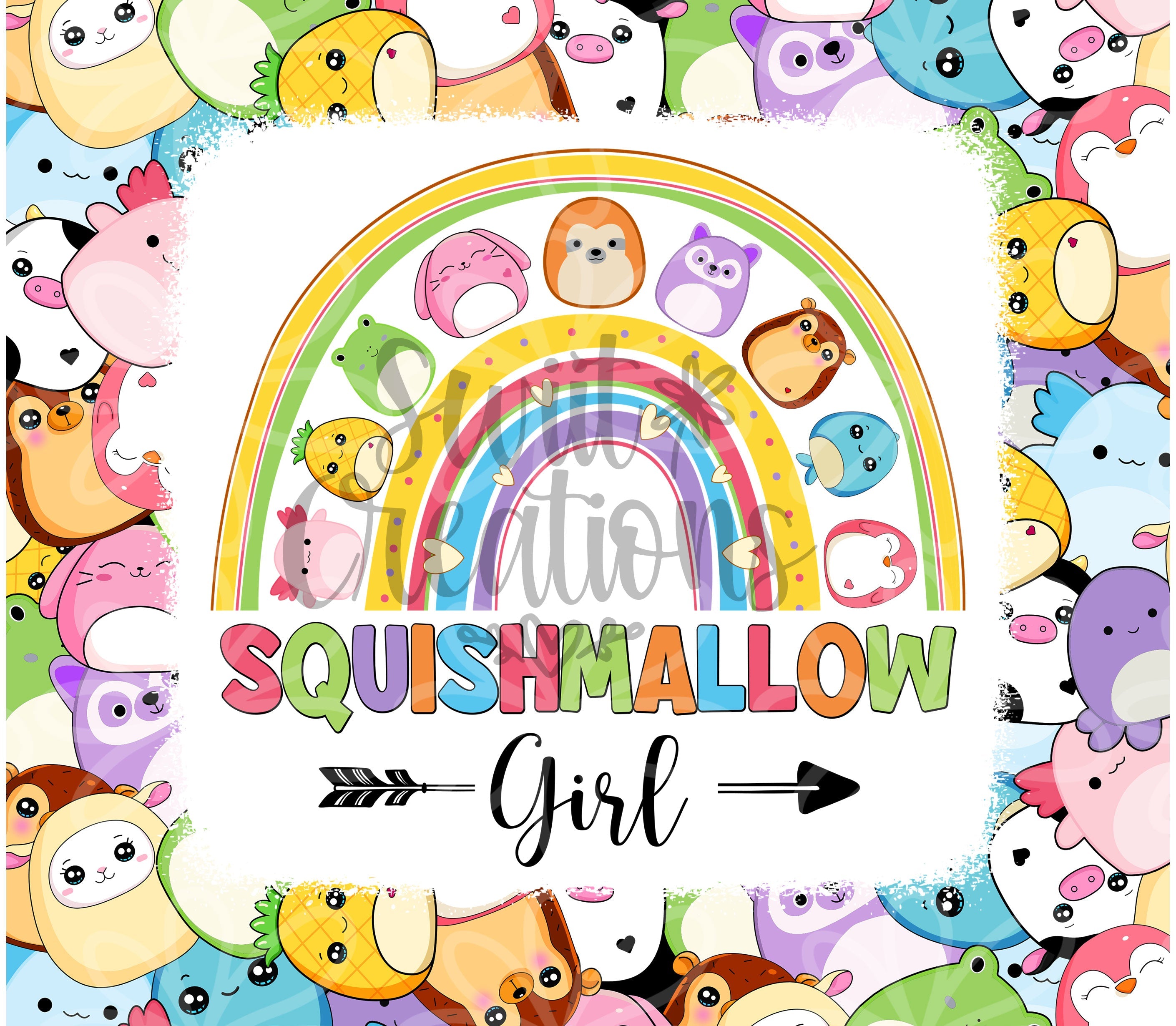 Squashmallow Girl Tumbler (T227)