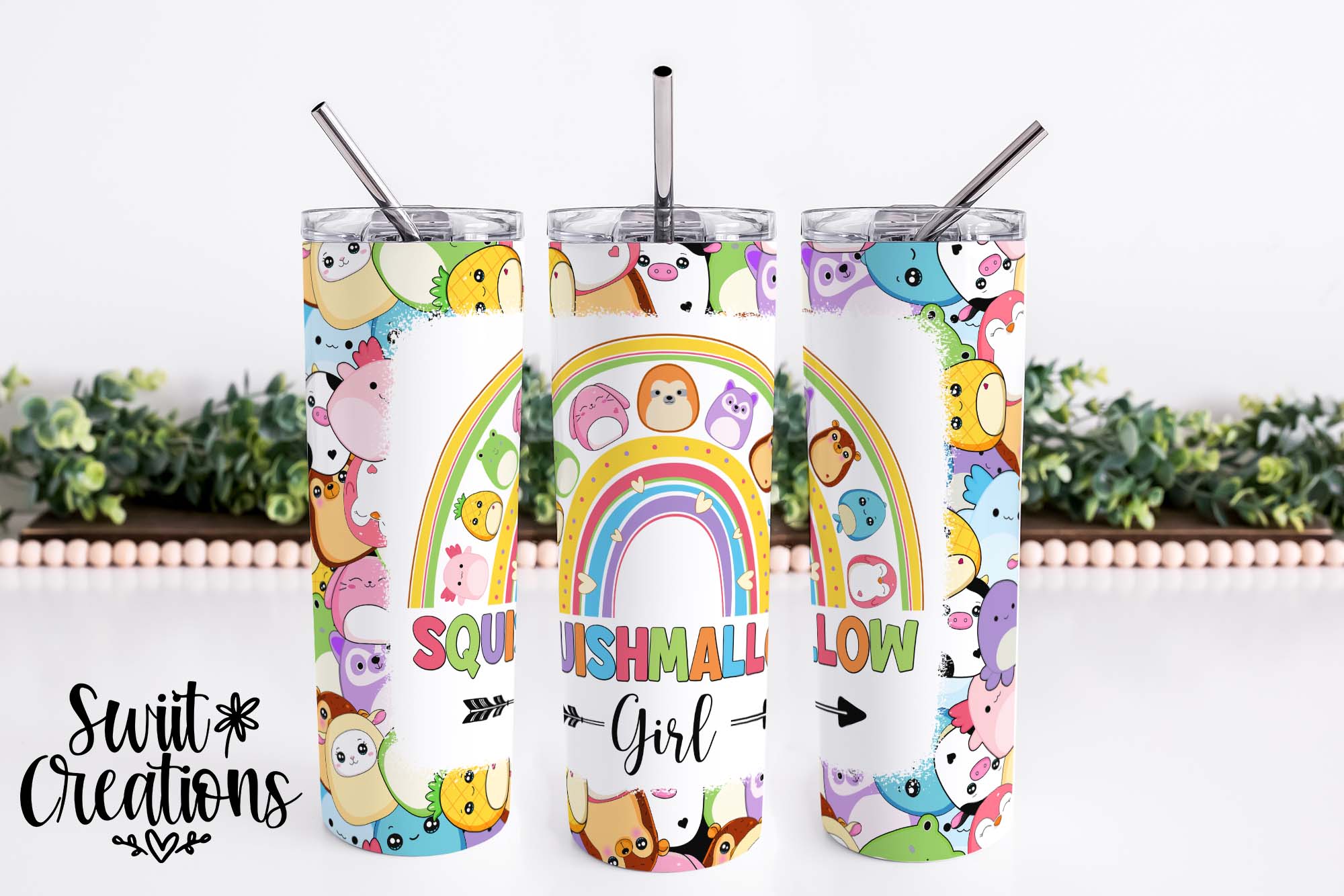 Squashmallow Girl Tumbler (T227)