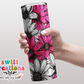 Pink Daisies Tumbler (T525)