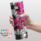 Pink Daisies Tumbler (T525)