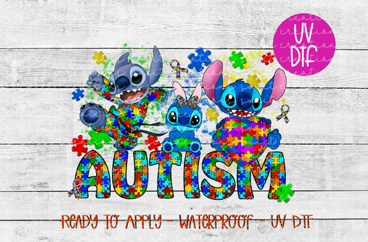 Autism UV DTF - UV673 (4x3)