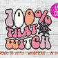 I Took a DNA Test and I am 100% That Witch UV DTF - UV754 (5x4.5)