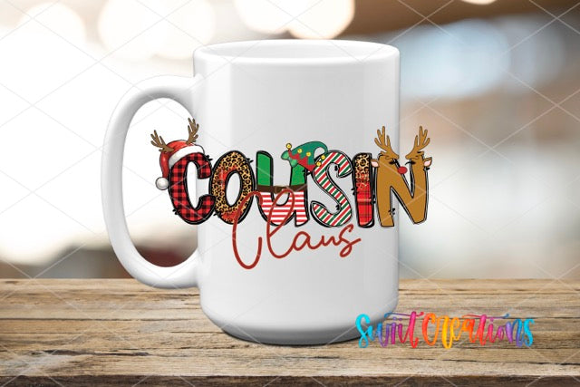 a white coffee mug with the word corin on it