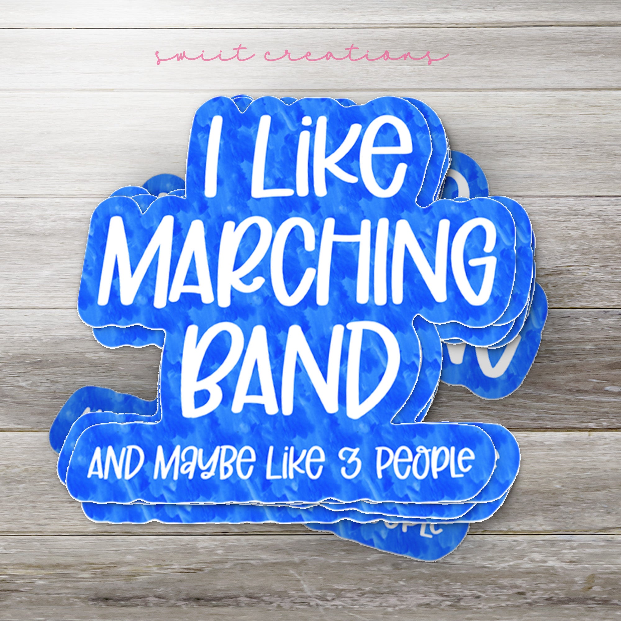 i like marching band and maybe like people