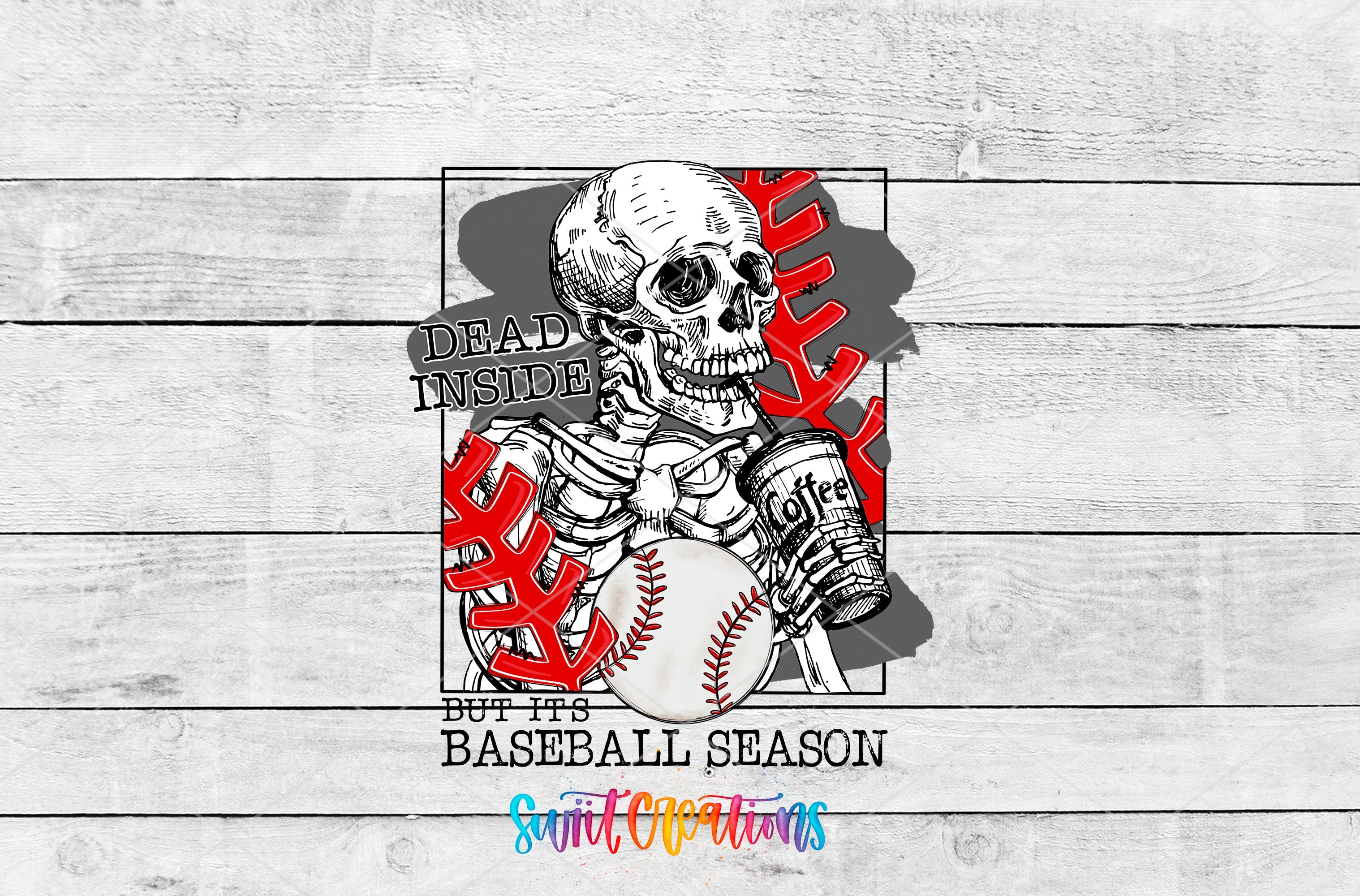 a baseball player with a skull holding a ball
