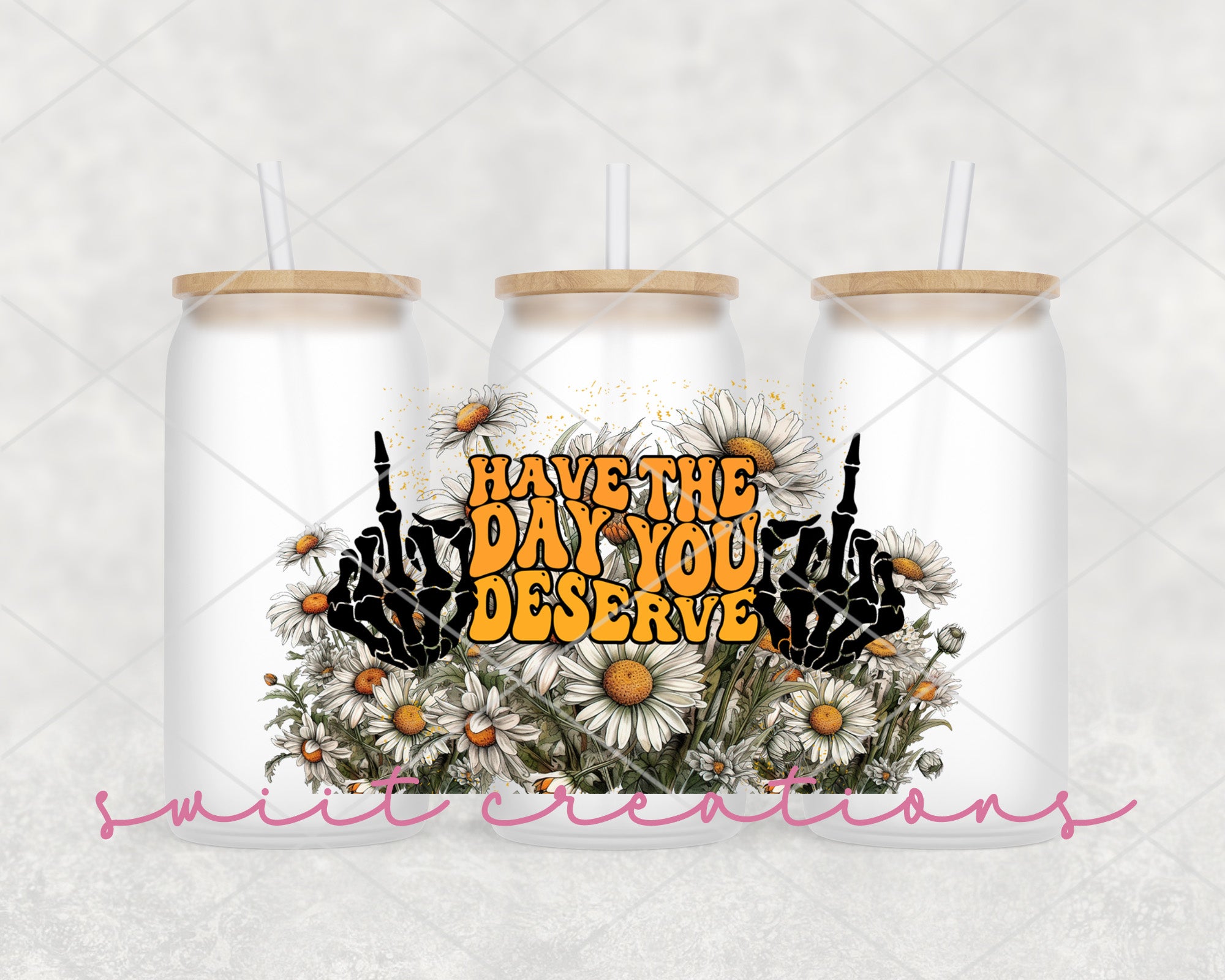 a couple of milk cans sitting on top of a table