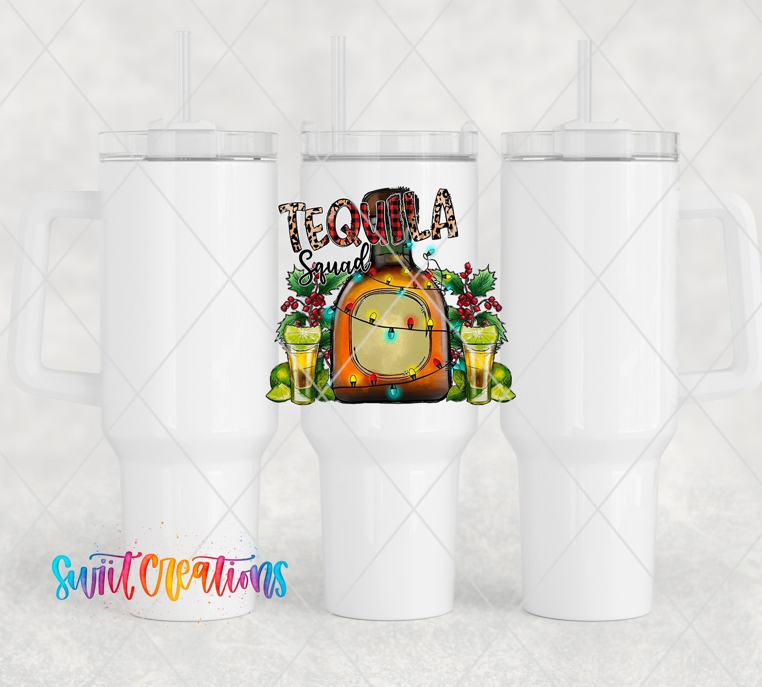 a couple of white coffee mugs sitting next to each other