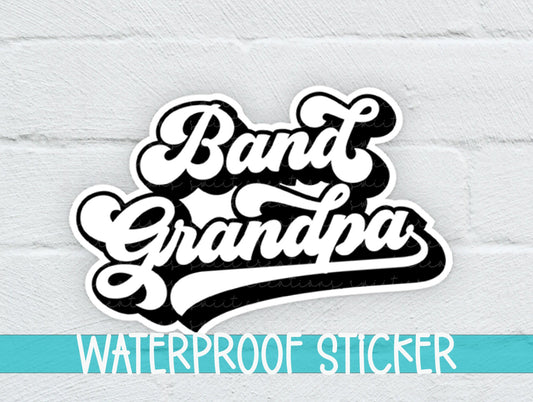 Band Grandpa Sticker SS346 - Swiit Creations