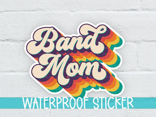 Band Mom Retro Sticker SS329 - Swiit Creations