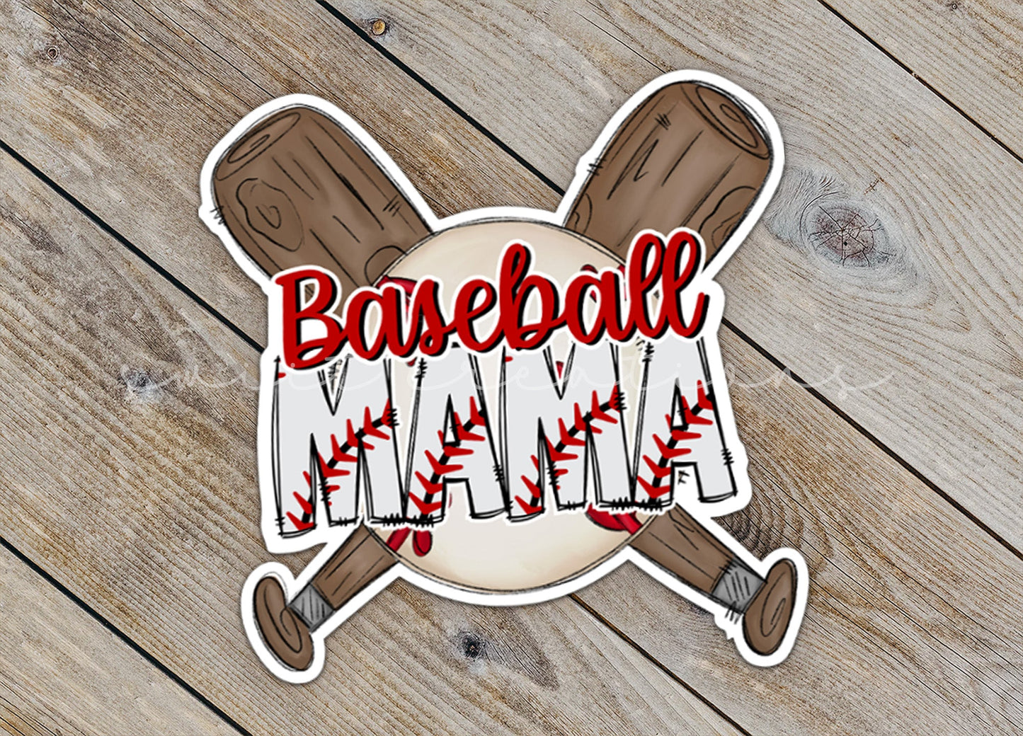 Baseball Mama Sticker SS825 - Swiit Creations