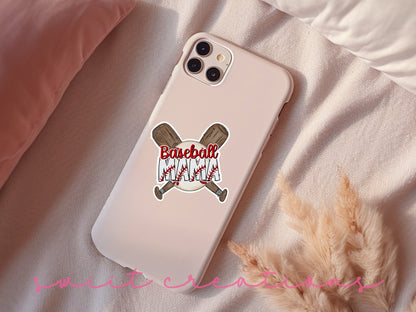 Baseball Mama Sticker SS825 - Swiit Creations