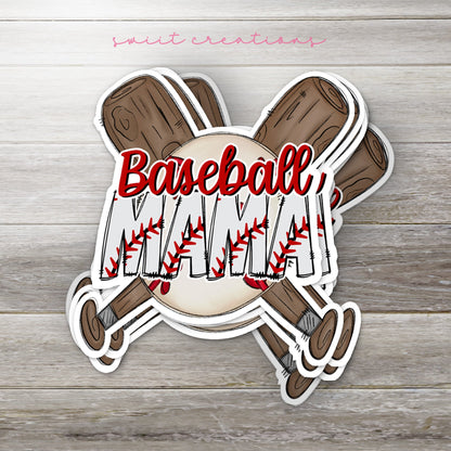 Baseball Mama Sticker SS825 - Swiit Creations