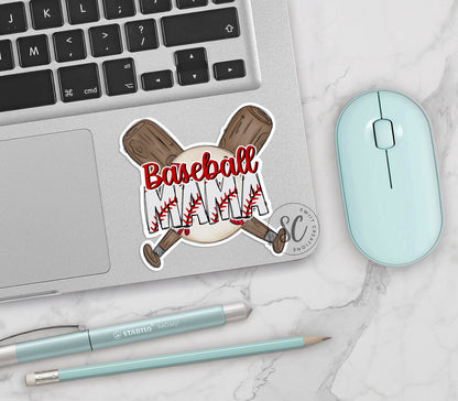 Baseball Mama Sticker SS825 - Swiit Creations