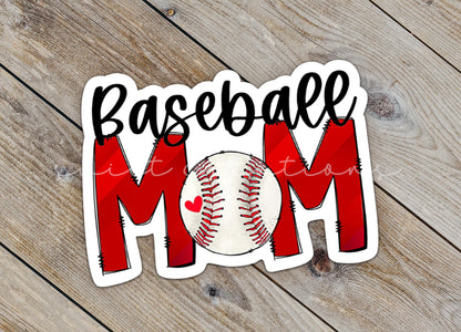 Baseball Mom Sticker SS566 - Swiit Creations
