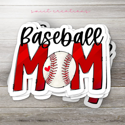 Baseball Mom Sticker SS566 - Swiit Creations