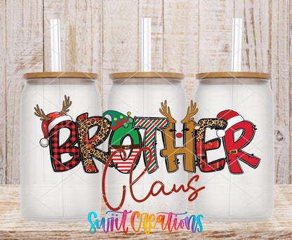 Brother Claus Christmas UV DTF Cup Decal | UV1220 - Swiit Creations