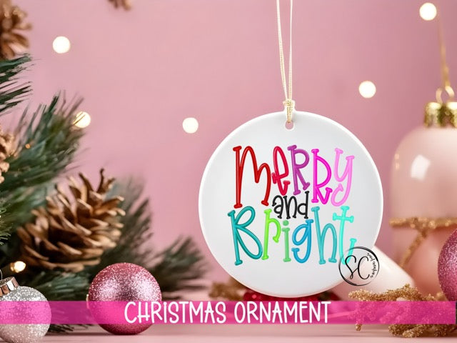 a christmas ornament hanging from a christmas tree