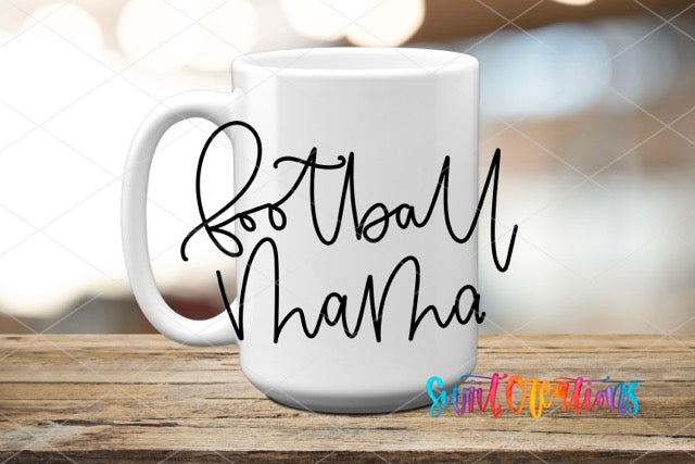 a white coffee mug with the words rotal mama on it