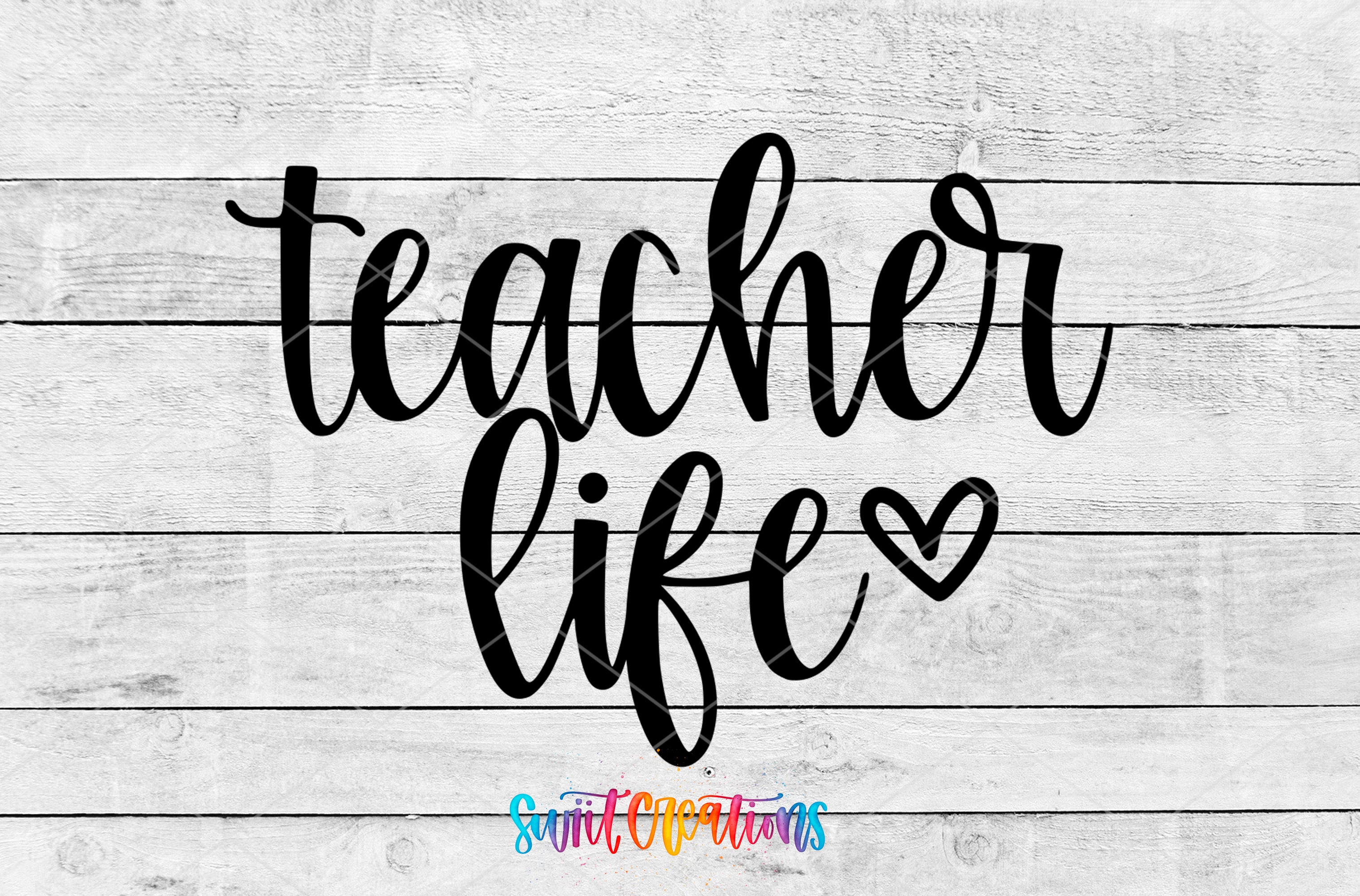 a wooden wall with the words teacher life on it